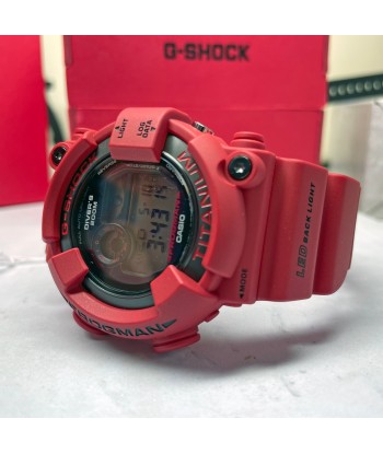 Casio G-Shock FROGMAN Digital Titanium 30th Anniversary 8200 Diver Red Watch GW8230NT-4 Limited la colonne vertébrale