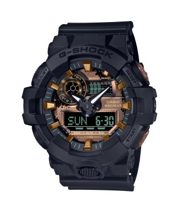 CASIO G-SHOCK Black & Rust Color GA700RC-1A Watch de technologie