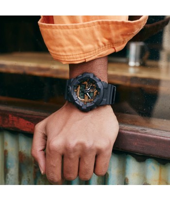 CASIO G-SHOCK Black & Rust Color GA700RC-1A Watch de technologie