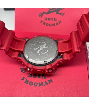 Casio G-Shock FROGMAN Digital Titanium 30th Anniversary 8200 Diver Red Watch GW8230NT-4 Limited la colonne vertébrale