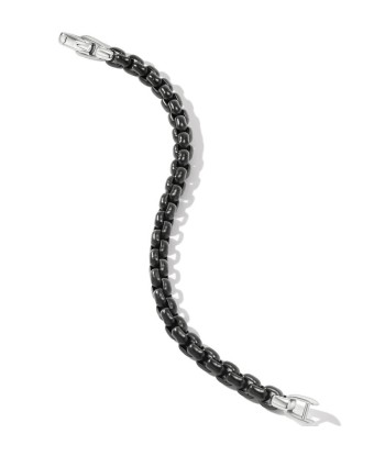 David Yurman Gents Box Chain Bracelet in Stainless Steel and Sterling Silver 2023