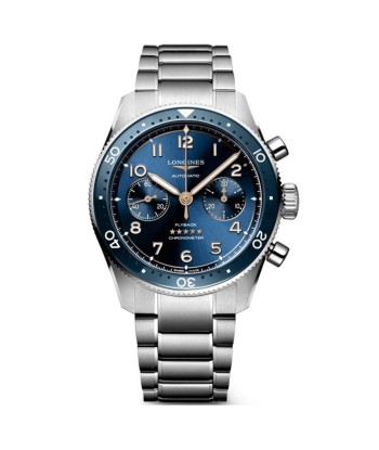 Longines Spirit Flyback 42MM Blue Dial Chronograph Bronze PVD Accents Watch L38214936 meilleur choix