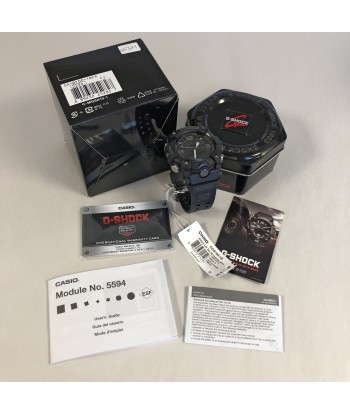 CASIO G-Shock GG-B100-1B Blackout Mudmaster Carbon Watch brillant des détails fins