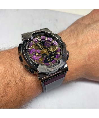 Casio G-Shock GM110CL-6A Classy Off-Road Purple Rainbow Metal Watch destockage