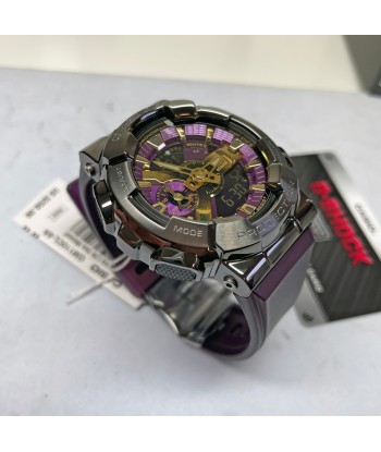 Casio G-Shock GM110CL-6A Classy Off-Road Purple Rainbow Metal Watch destockage