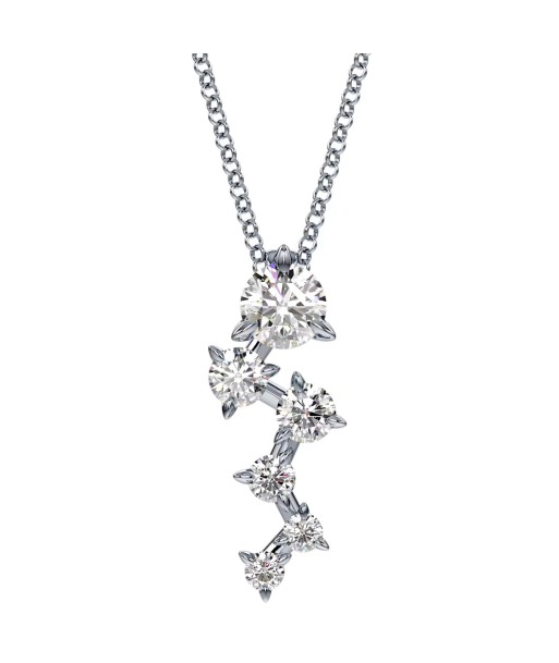 Swarovski Diamond Intimate Pendant Necklace White Gold la chaussure