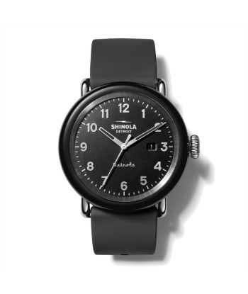 Shinola 43MM Model D Detrola All Black Quartz Watch S0120161970 du meilleur 