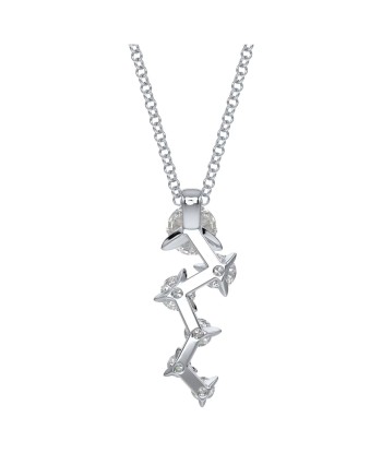 Swarovski Diamond Intimate Pendant Necklace White Gold la chaussure