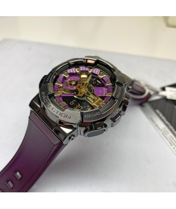 Casio G-Shock GM110CL-6A Classy Off-Road Purple Rainbow Metal Watch destockage