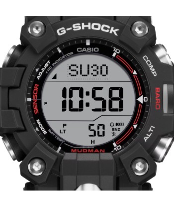 CASIO G-Shock GW9500-1 Mudman Triple Sensor Solar Black Watch d'Europe débarque