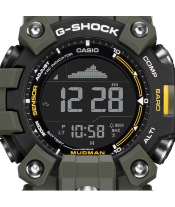 CASIO G-Shock GW9500-3 Mudman Triple Sensor Solar Green Watch en stock