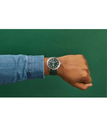 Shinola 43MM Detrola Spartan Green Watch S0120183163 Michigan State de la marque