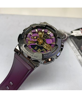 Casio G-Shock GM110CL-6A Classy Off-Road Purple Rainbow Metal Watch destockage