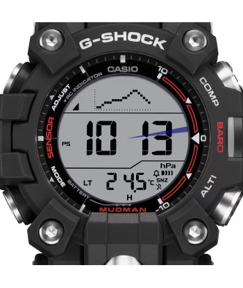 CASIO G-Shock GW9500-1 Mudman Triple Sensor Solar Black Watch d'Europe débarque