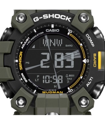 CASIO G-Shock GW9500-3 Mudman Triple Sensor Solar Green Watch en stock