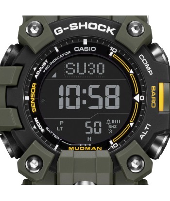 CASIO G-Shock GW9500-3 Mudman Triple Sensor Solar Green Watch en stock