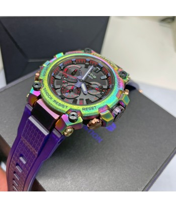 Casio G-Shock MTGB3000PRB-1 Aurora Oval Rainbow Purple Limited Edition MTG Watch prix