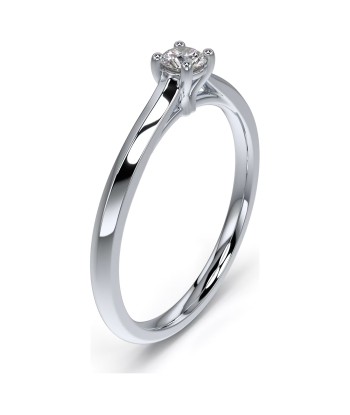 Swarovski Essentials Solitaire Round Diamond Ring Sterling Silver du meilleur 