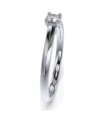 Swarovski Essentials Solitaire Round Diamond Ring Sterling Silver du meilleur 