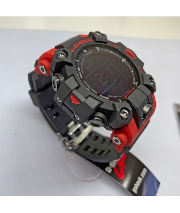 CASIO G-Shock GW9500-1A4 Mudman Triple Sensor Solar Red Orange Watch pas chere