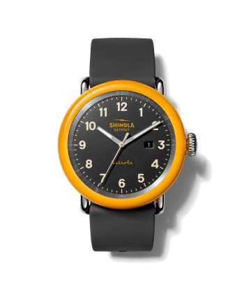 Shinola 43MM Detrola No. 2 Orange Case Quartz Watch S0120161966 Les êtres humains sont 