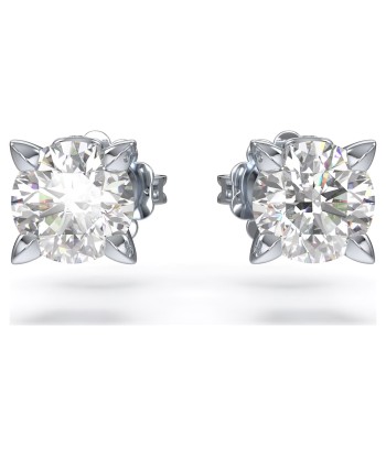 Swarovski Diamond Round Stud 14K White Gold Earrings 1.00ctw Le MVP de beaucoup