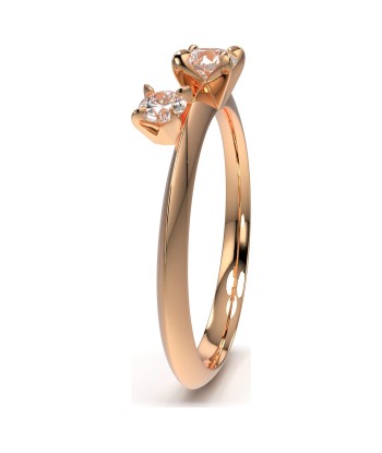 Swarovski Intimate Twin Diamond Ring 14K Rose Gold prix