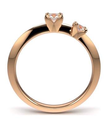 Swarovski Intimate Twin Diamond Ring 14K Rose Gold prix