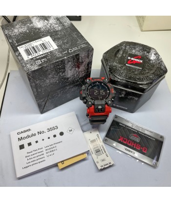 CASIO G-Shock GW9500-1A4 Mudman Triple Sensor Solar Red Orange Watch pas chere