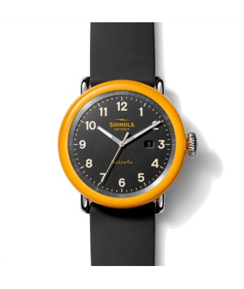 Shinola 43MM Detrola No. 2 Orange Case Quartz Watch S0120161966 Les êtres humains sont 