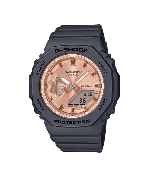 Casio G-Shock GMAS2100 “Mini CasiOak” Black Metallic Gold Watch GMAS2100MD-1A s'inspire de l'anatomie humaine