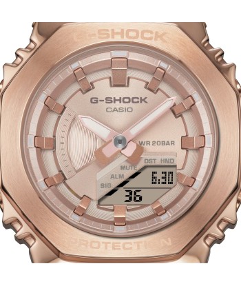 Casio G-Shock GMS CasiOak Pink Gold GMS2100PG-4A Womens Watch destockage