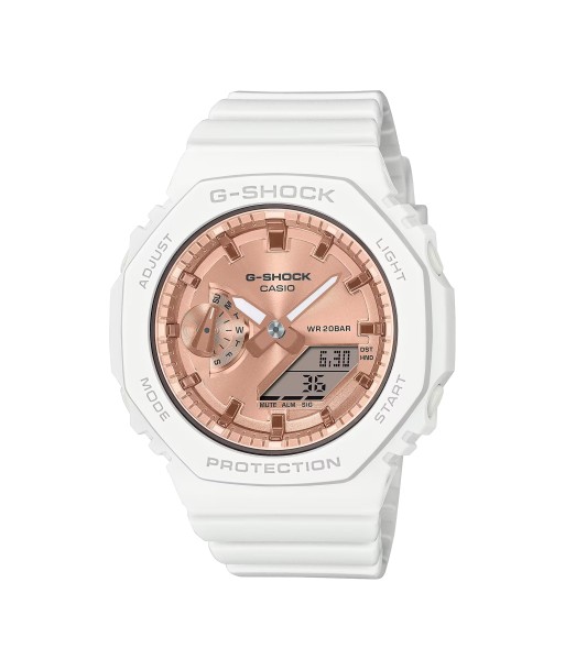 Casio G-Shock GMAS2100 “Mini CasiOak” White Pink Metallic Gold Watch GMAS2100M-7A ouvre sa boutique