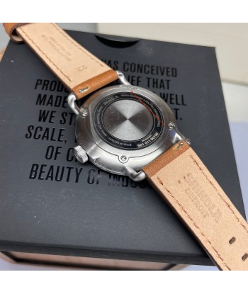 Shinola Canfield Model C56 Quartz 43MM Continental Blue Dial Leather Watch S0120273241 ouvre sa boutique