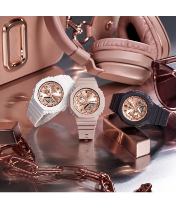 Casio G-Shock GMAS2100 “Mini CasiOak” Blush Pink Metallic Gold Watch GMAS2100MD-4A votre restaurant rapide dans 