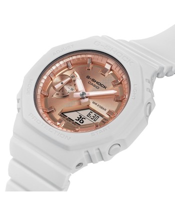 Casio G-Shock GMAS2100 “Mini CasiOak” White Pink Metallic Gold Watch GMAS2100M-7A ouvre sa boutique