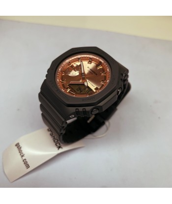 Casio G-Shock GMAS2100 “Mini CasiOak” Black Metallic Gold Watch GMAS2100MD-1A s'inspire de l'anatomie humaine