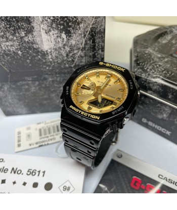 Casio G-Shock Black CasiOak Gold Metallic Glossy Watch GA2100GB-1A l'achat 