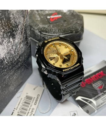 Casio G-Shock Black CasiOak Gold Metallic Glossy Watch GA2100GB-1A l'achat 