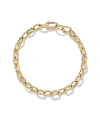 DY Gents Madison Chain Bracelet in 18K Yellow Gold Livraison rapide