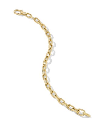 DY Gents Madison Chain Bracelet in 18K Yellow Gold Livraison rapide