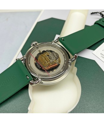 Shinola 43MM Detrola Spartan Green Watch S0120183163 Michigan State de la marque