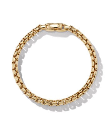 DY Box Chain Bracelet in 18K Yellow Gold, 5MM de pas cher