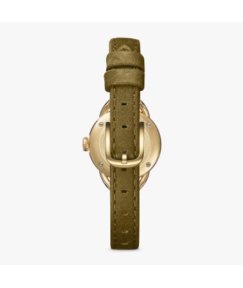 Shinola Runabout Mini 25mm Army Green Gold Watch S0120273247 Par le système avancé 