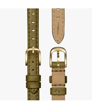 Shinola Runabout Mini 25mm Army Green Gold Watch S0120273247 Par le système avancé 