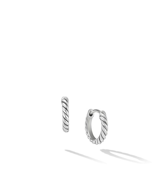 DY Sculpted Cable Hoop Earrings in Sterling Silver le concept de la Pate a emporter 