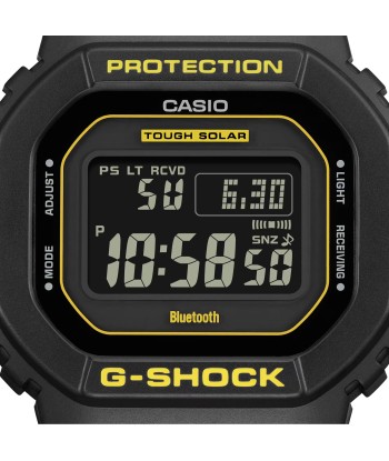 Casio GWB5600CY-1 G-Shock Caution Yellow & Black Solar Bluetooth Watch français