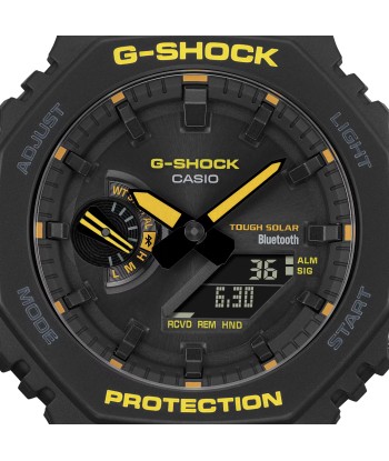 Casio G-Shock Caution Yellow Solar Bluetooth 2100 CasiOak GAB2100CY-1A Watch Jusqu'à 80% De Réduction