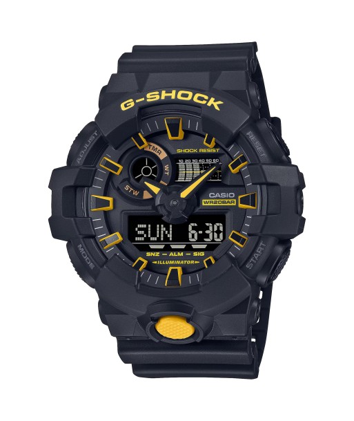 CASIO G-SHOCK GA700CY-1A Black & Caution Yellow Watch outlet