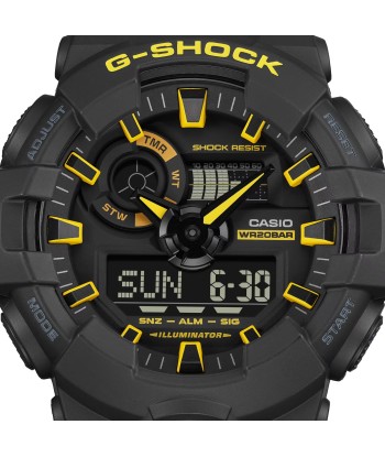 CASIO G-SHOCK GA700CY-1A Black & Caution Yellow Watch outlet